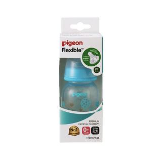 Pigoen Flexible Bottle 0+Month 4oz/120ml(25113) Blue