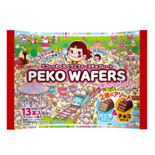 Japan fuji Pekocham Wafers Chocolate&Vanilla 