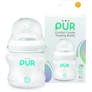 PUR Comfort Feeder Feeding Bottle BPA Free 0-3 Month 5oz/150ml (1301)