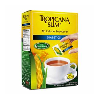 Tropicana Slim No Calorie Sweetener Diabetics 50 Sachets