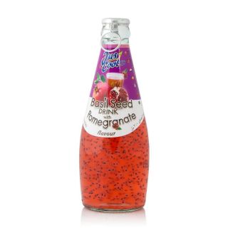 JUS Basil Seed Drink with Pomegranate 290ml