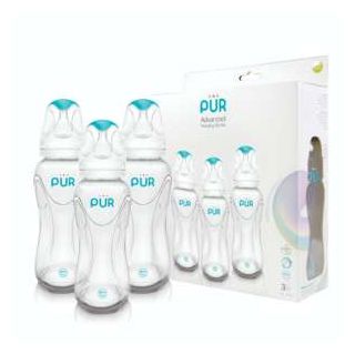 PUR Advanced Feeding Bottle 3Pack BPA  6+month 8oz/250ml (1806)