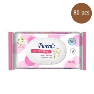 Pureem Sensitive Baby Wipe 80pce 
