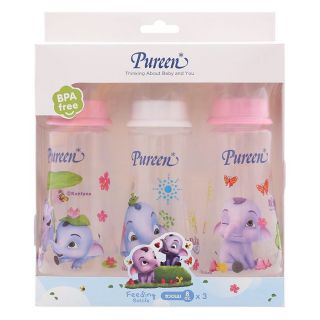 Pereen BPAFree Feedingbottle 3Pack 8oz 3+month (3500)
