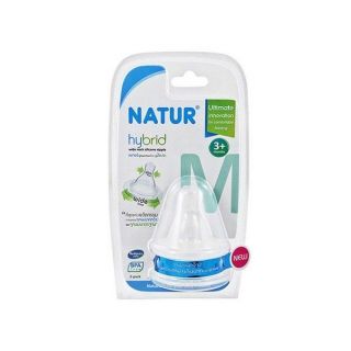 Natur Wide Neck Nipple Size M (80066)