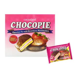 Chocopie Chocolate Pie With Strawberry Marshmallow 150g