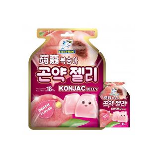Dolphin Konjac Jelly 15Pcs Peach Flavor