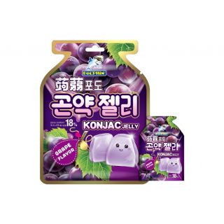 DOlphin Konjac Jelly Grape Flavor រស់ជាតិទំពាងបាយជូរ