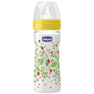 Chicco Micro Feeding Bottle 2+month 250ml Yellow