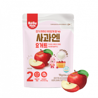 bebe dang freeze dried cried yogut-apple16g