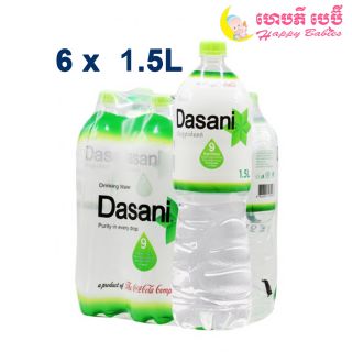 Dasani Water 6x1.5L-Pack
