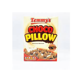 Temmys CHOCO PILLOW Cocoa Cream Filled Cereal 375g