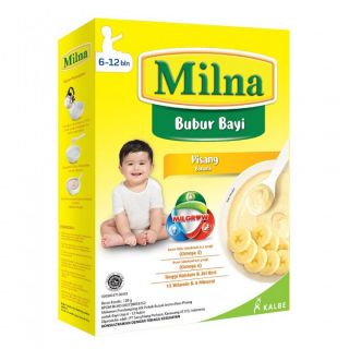បបរម្ស៉ៅ Milna Bubur Bayi Banana 6-12