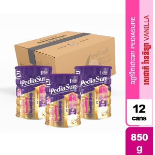 PediaSure Vanilla 850g. 12can/Carton