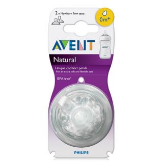 Avent Natural Nipple 0+ Month 2PAck (SCF651/23)