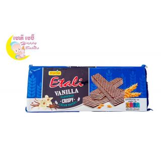 Etali Vanilla Flavoured Crispy Cream Wafters 175g