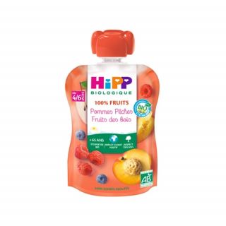 Baby Food Punch Hipp Bio Pommes Peches 4-6m+