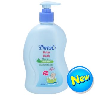 Bath Bath Pureen Baby Shampoo 2 in 1 Prebiotic 400ml