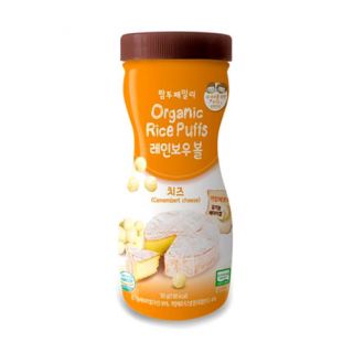 Korea Farm To Family Org Rice Puffs Rainbow Ball Cheese
