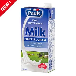 Milk Shake Pauls Pure Full Cream1Lx12