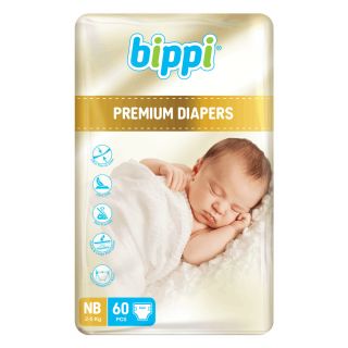 Nappy Diaper Bippi Premium NB60 (1*4)