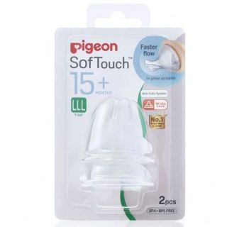Pigeon Softouch 15 Months+ LLL 2Pcs