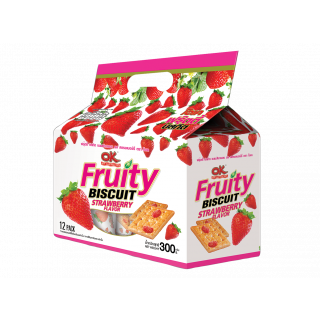  ok fruity biscuit Stawberry flavor 300g