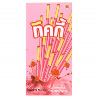 Ticky Biscuit Coated Strawberry Cream 20g * 13Box