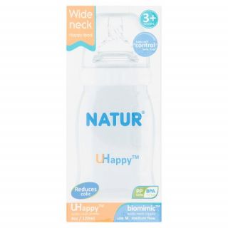Natur Uhappy Wide Neck 4oz/120ml(81074)