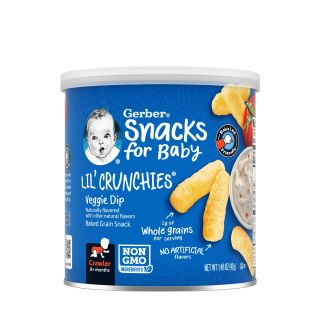 BabyFood Snack Gerber Chrunchies Veggie Dip
